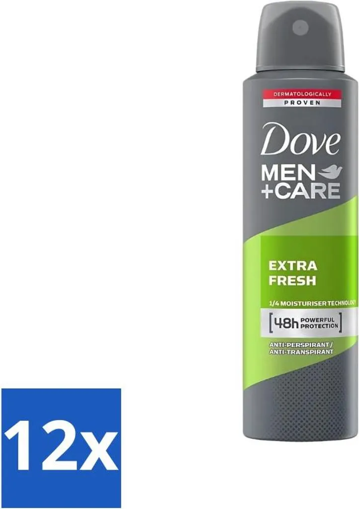 Analisi Dove Men Care Extra Fresh - 12x 250ml - Deodorante 48h