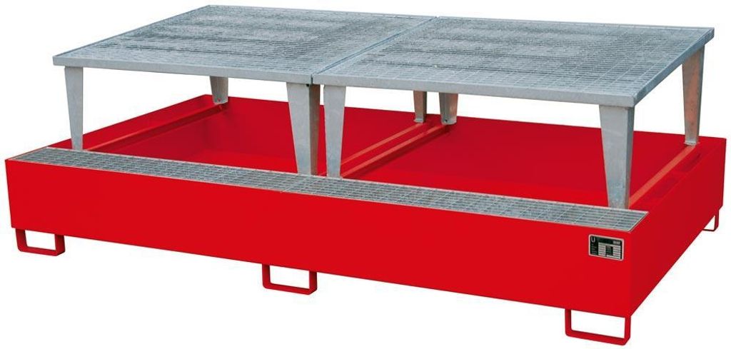 Bauer Auffangwanne AWA 1000-2, lackiert, Feuerrot