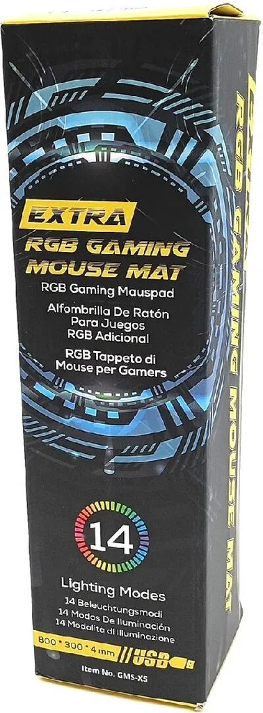Tapis de souris de jeu XXL RGB idéal pour setup de streaming et e-sport