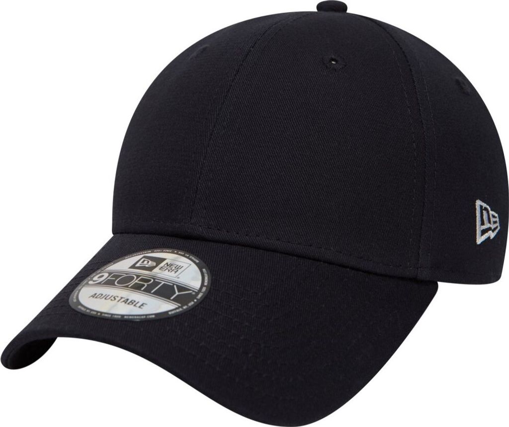 New Era Navy Blue Dunkelblau Blank Velcroback 940 9Forty Adjustable Curved Cap Kappe Basecap