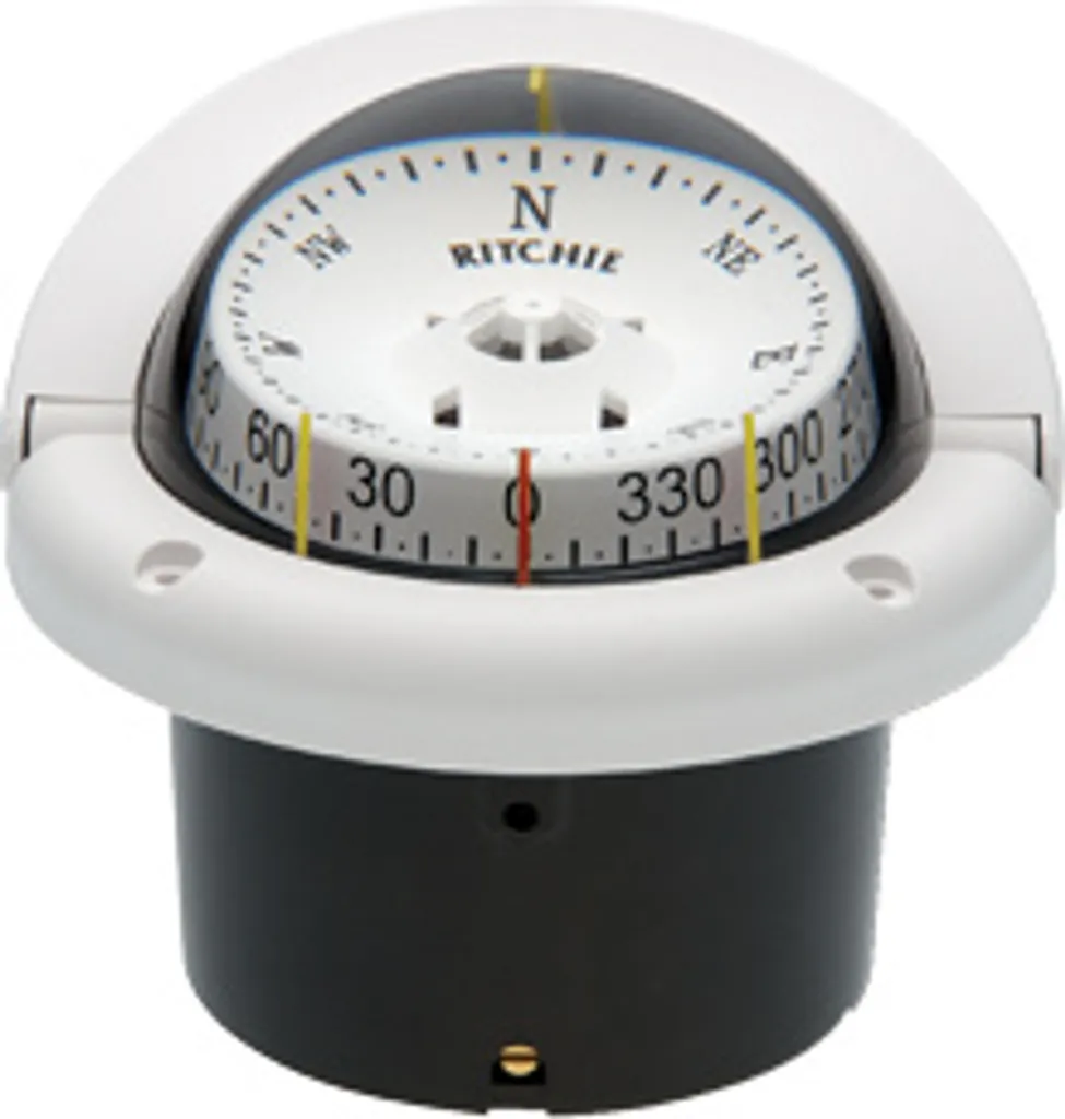Boussole de Bord Ritchie HF-743W : Lisibilité et Stabilité en Mer
