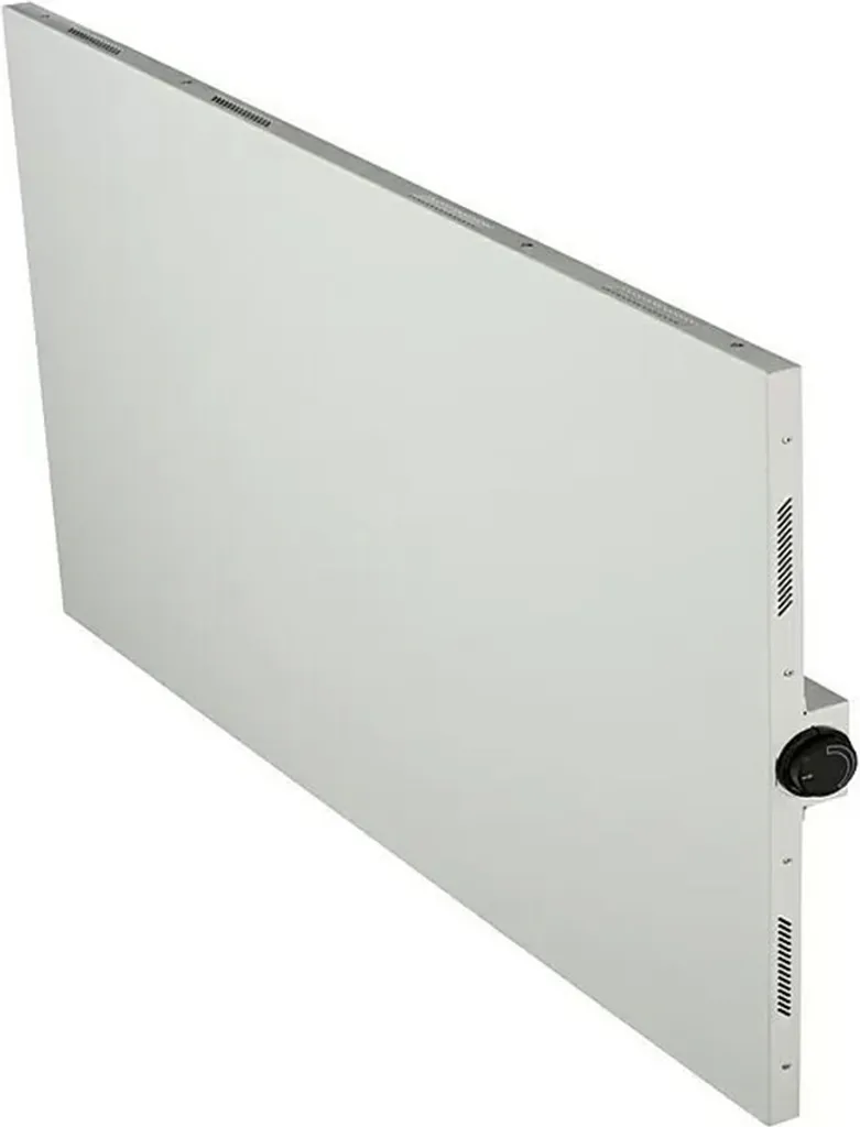 Émetteur infrarouge métallique 1100W blanc 120x60 cm pour chauffage