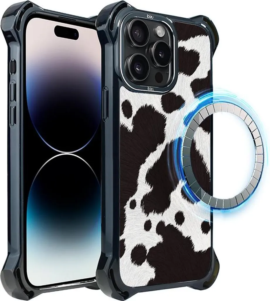 GaoBao Cover per iPhone 14 Pro 6,1 [Compatibile con Magsafe] Custodia Opaco Magnetica Sottile e Traslucida, Protezione Antiurto e Antigoccia, Protettiva Anti-Impronta (Verde Scuro
