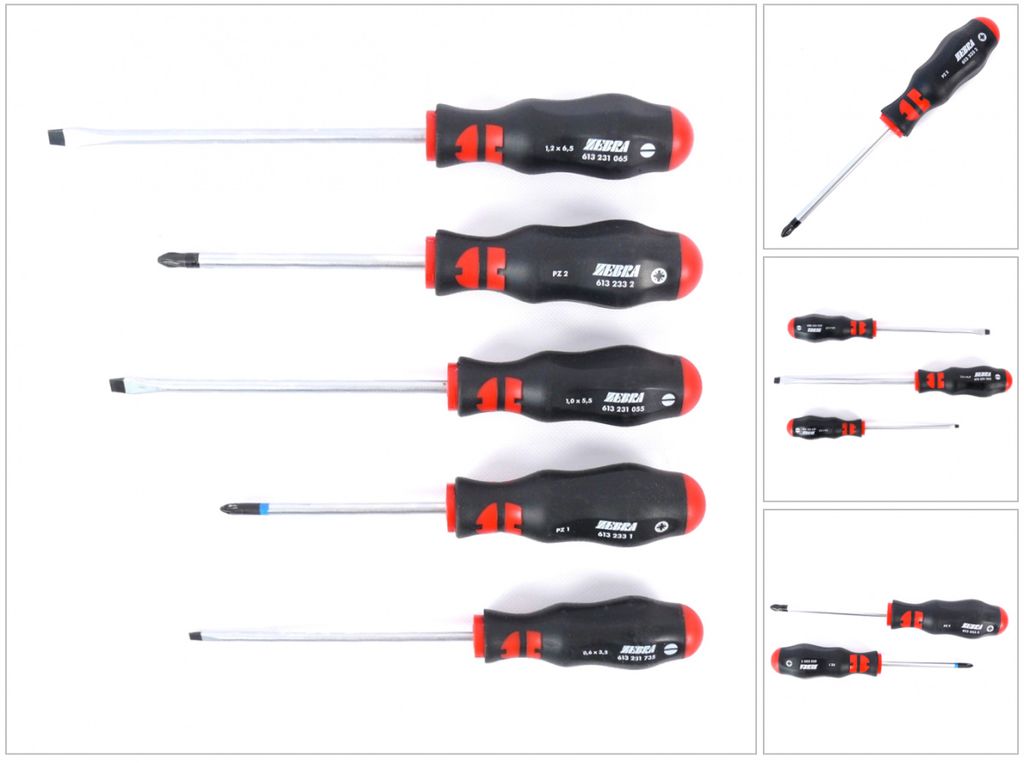 Würth Schraubendreher Set 5 tlg ZEBRA ( 0613 923 35 ) Produktbild 