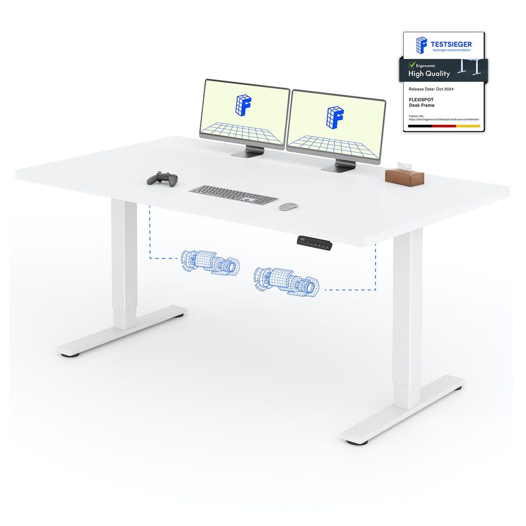FLEXISPOT E1 Pro Scrivania regolabile elettricamente in Immagine del prodotto 