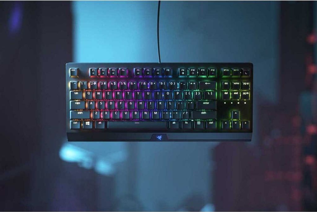 Razer Blackwidow V3 Tenkeyless Tastatur USB QWERTY US Produktbild 
