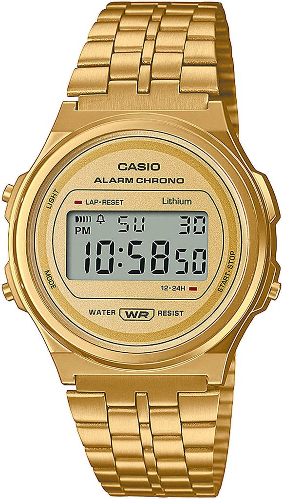 Casio A171WEG-9AEF Montre-bracelet or Image du produit 