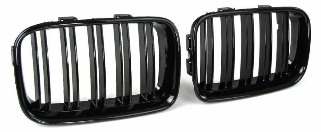 Calandre Double Lame Noir Brillant BMW E36 Avant Restylage - Look Pack M