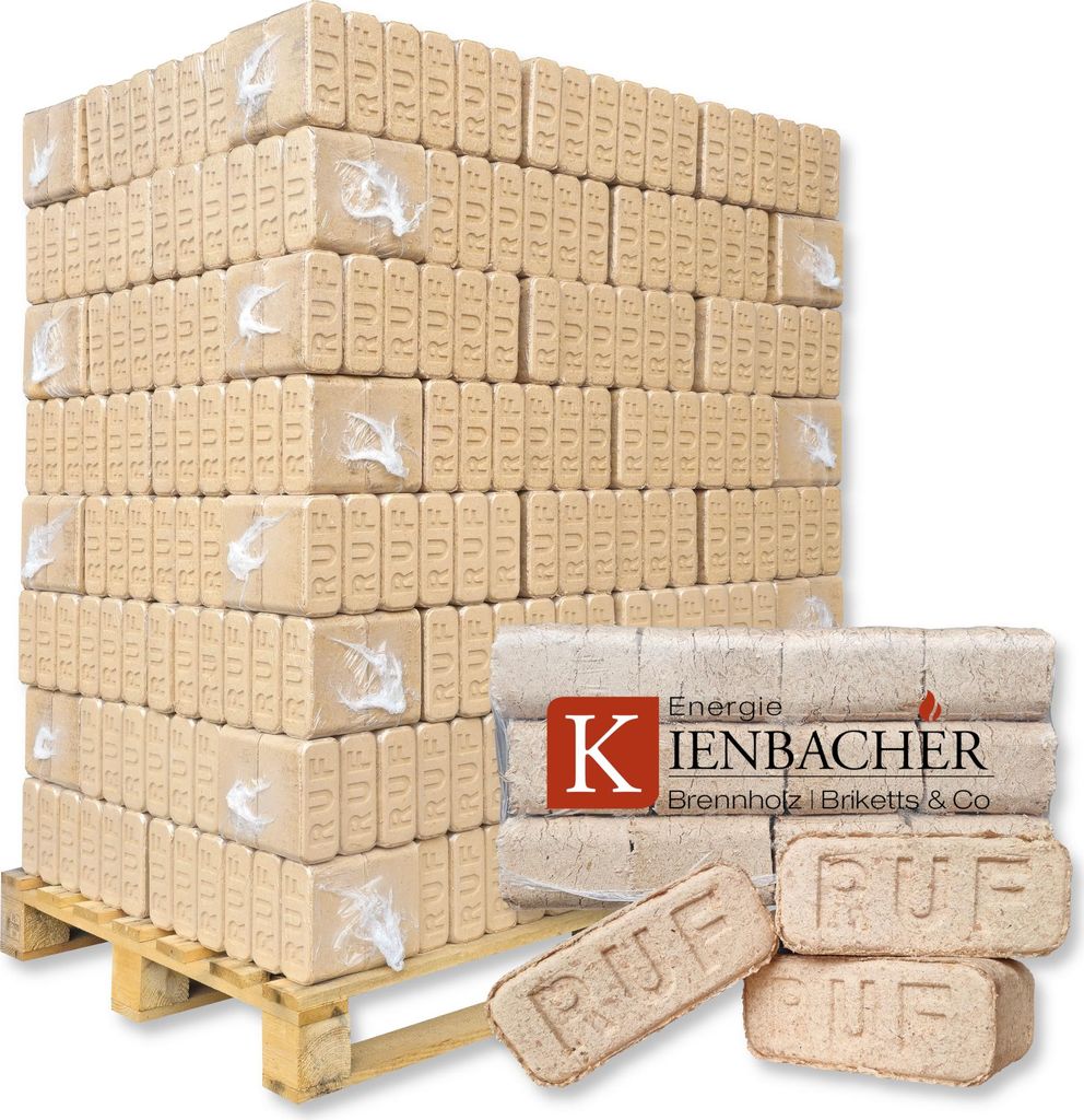 960 kg RUF Briketts Hartholzbriketts aus Buche und/oder Produktbild 