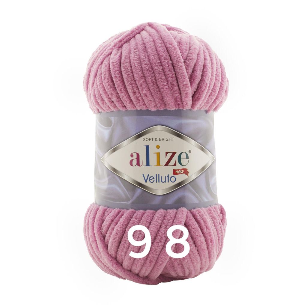 Alize Velluto, 100g/68m 98 rose Produktbild 