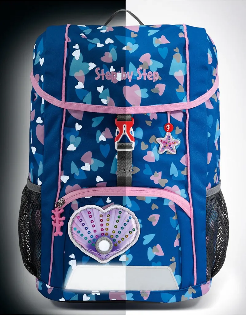 Sac à dos ergonomique et visible 13L Step by Step KID REFLECT bleu - 4