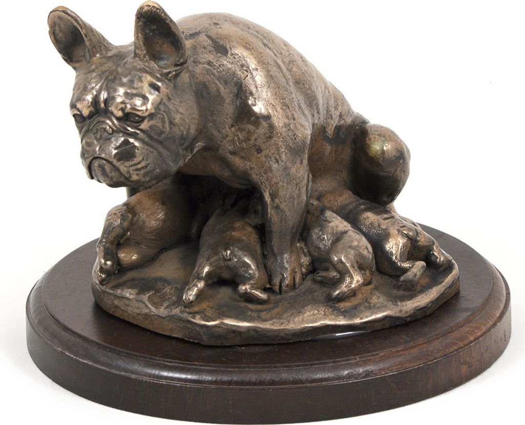 Französische Bulldogge II - Hundestatue, Figur für Büro, Trophäe für Hundeausstellung von Art-Dog brand