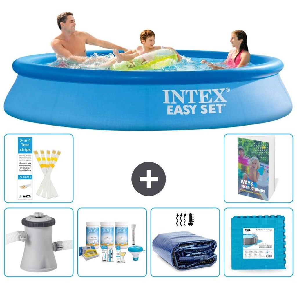 Easy Set Pool Rund - 305x61 cm - 7-teilig S188