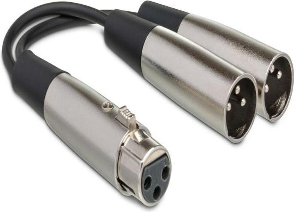 Hosa YXM-121 Splitter-Kabel XLR-Female zu 2x XLR-Male