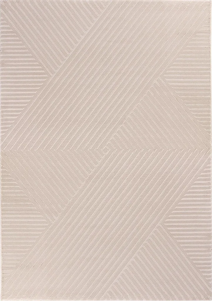 Tapis Anti-Taches Beige 140x200cm Sahara Aryon Idéal Enfants et Animaux