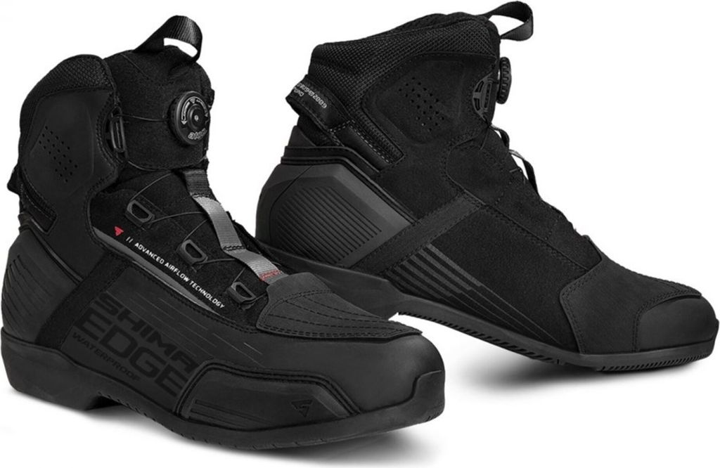 SHIMA Edge wasserdichte Motorrad Schuhe, schwarz, 44 Produktbild 