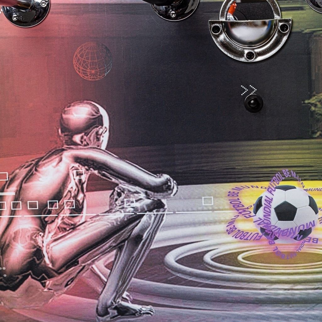 Profi Tischfußball Leeds Kicker Cyber Tischkicker Produktbild 6