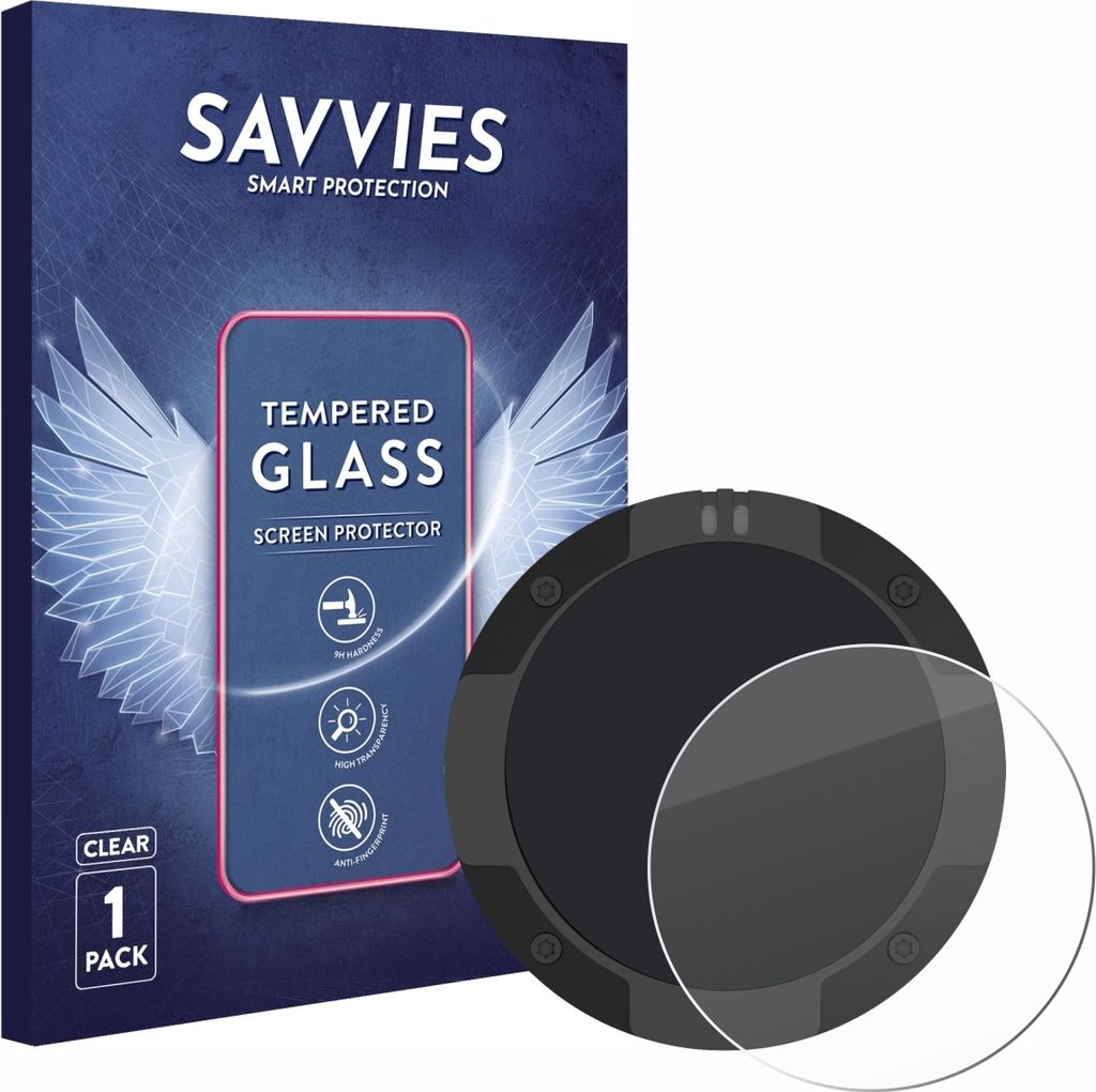 Savvies Schutzglas für Beeline Moto II Displayschutz 9H Glas klar transparent