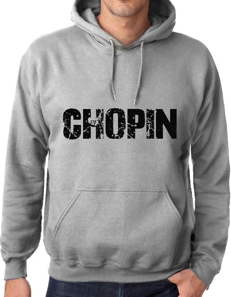 Uni Grafik Kapuzen-Sweatshirt Chopin Öko-Verantwortlich Vintage Jahrgang Langarm Hoodies Pullover Geburtstag Geschenk Mann Frau