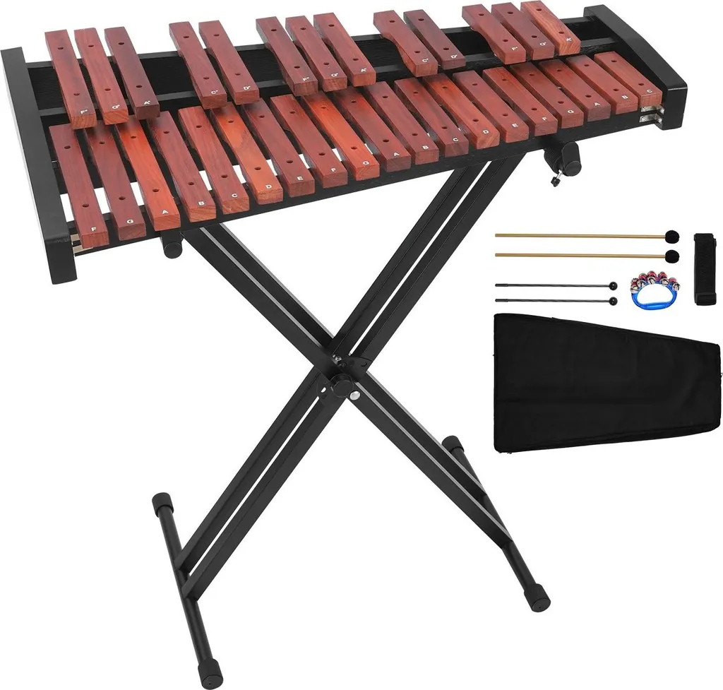 Carillon Xylophone 32 notes : stable et transportable pour apprendre seul