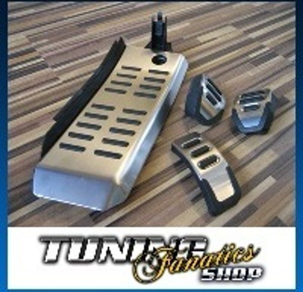 Original Edelstahl Pedale + Fußstütze Stütze SET SCHAL. Audi A6 S6 4F C6 + Avant