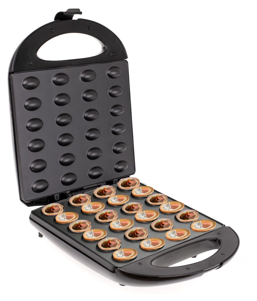 Adler , 24 Waffel(n), Abbildung, Schwarz, Bakelit, 1400 W, Produktbild 