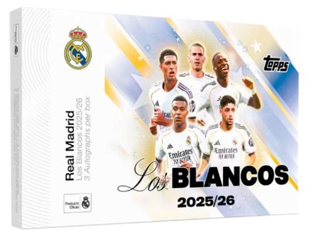 2025/26 Topps Real Madrid Los Blancos Hobby Box Produktbild 