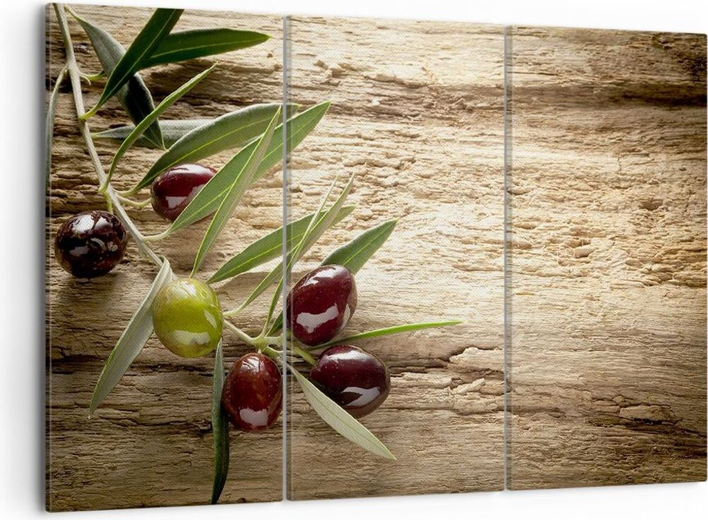 Bild auf Leinwand - Leinwandbild - Oliv italien aroma diät Produktbild 