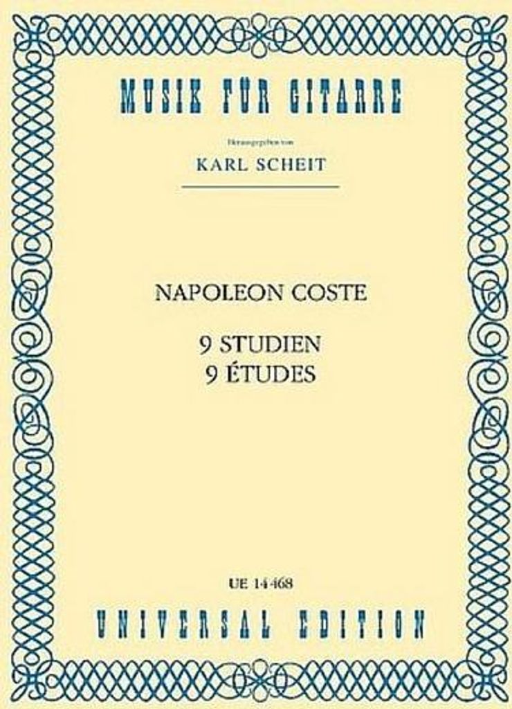 9 Studienfür Gitarre