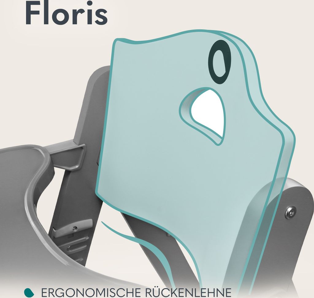 LIONELO Floris Hochstuhl Baby ab 6 Monate bis zu 40 kg, Produktbild 4