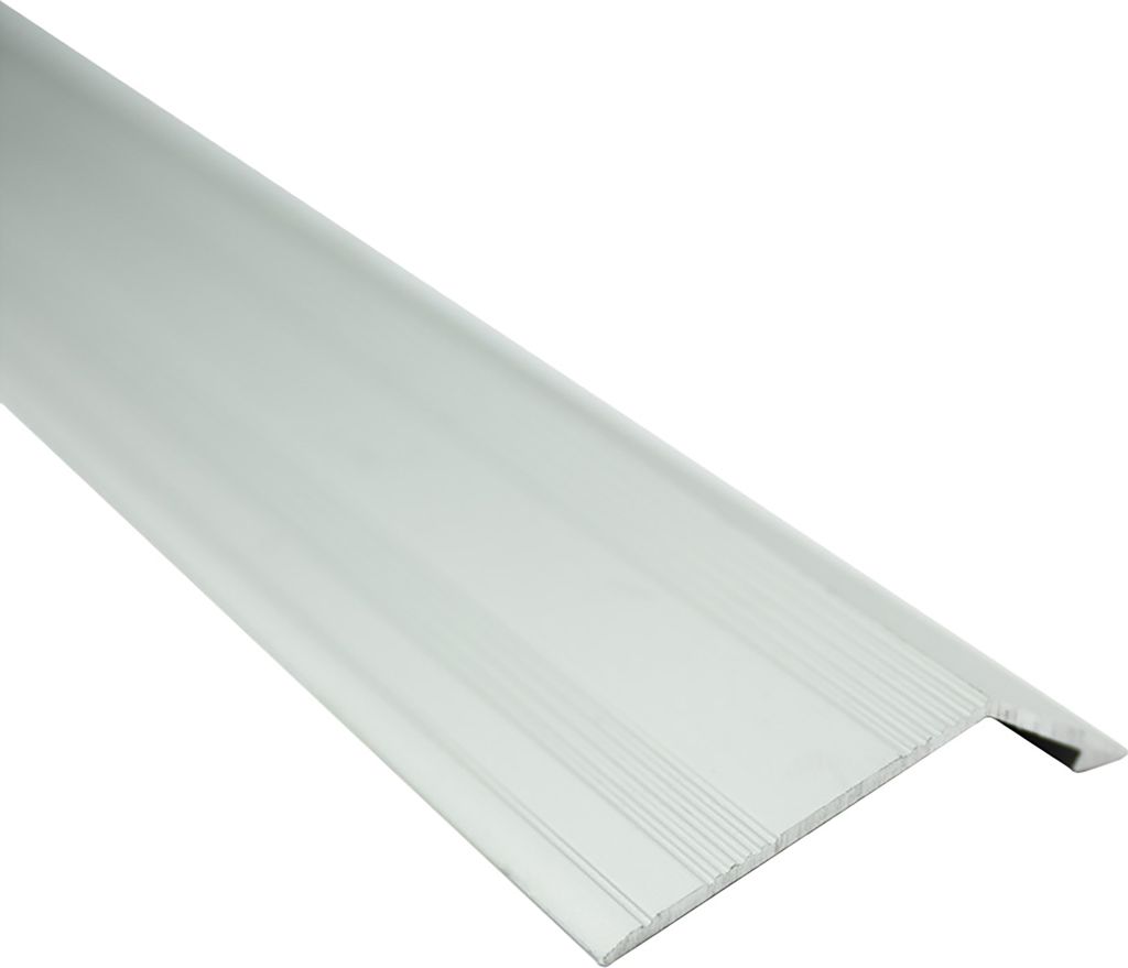 Alu Profil Übergangsschiene Übergangsprofil Laminat matt L270cm 10mm silber