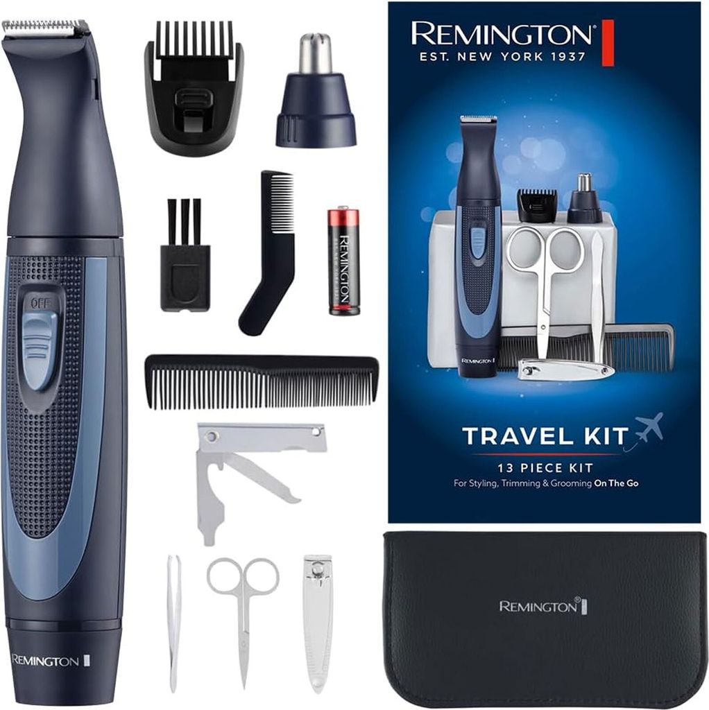Remington NE3890, Modrá, Nerezová ocel, Baterie, AA, Obrázek produktu 