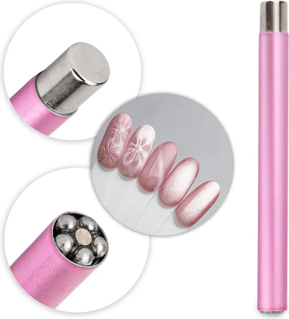AllLac Penna Magnetica Cat Eye Rosa: Crea Magia sulle tue Unghie