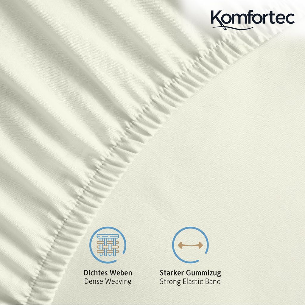 Komfortec Jersey Spannbettlaken 180x200 cm, | Kaufland.de