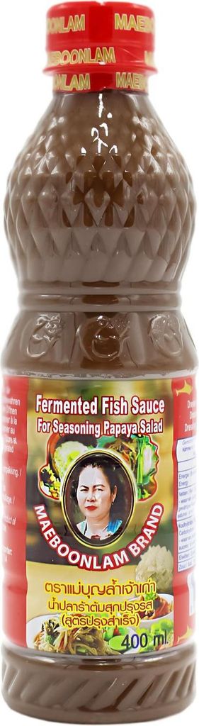 Maeboonlam Fermentierte Fisch Sauce für Papayasalat 400ml Produktbild 