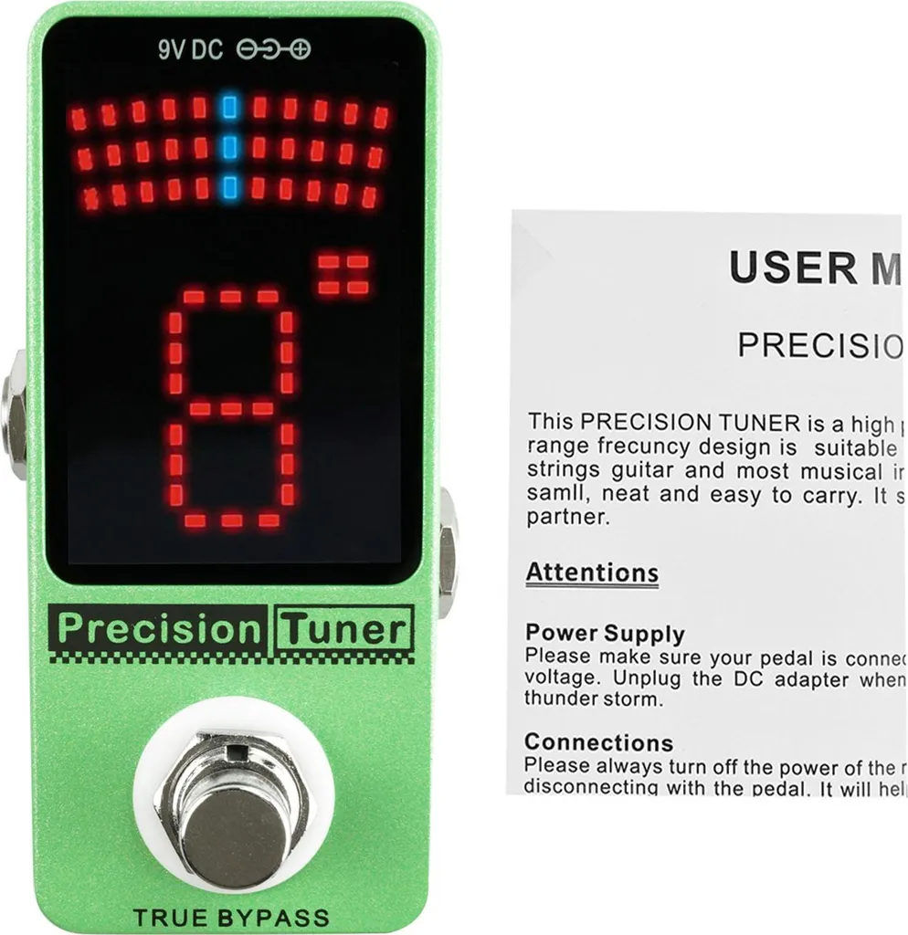 Accordeur guitare sans perte de son M-VAVE écran LED visible