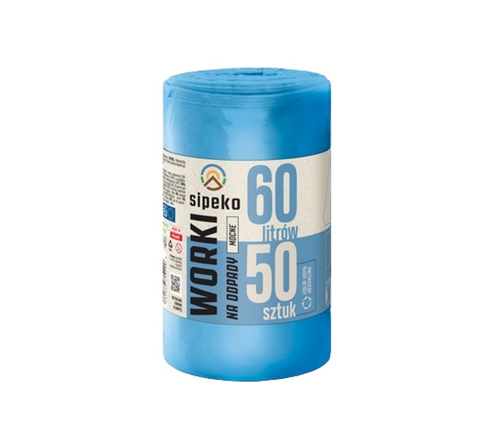 Vložky do koša / vložky do koša 60L -50 kusov/rola Obrázok produktu 