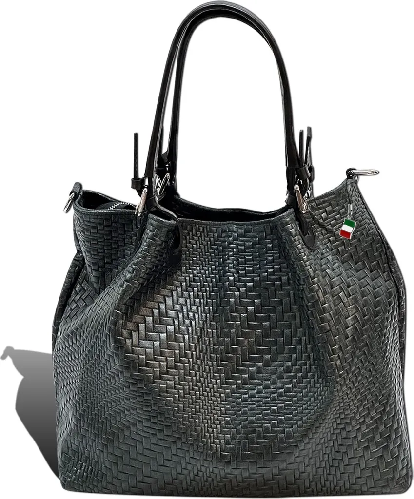 Sac à Main Noir en Cuir Florence D2OTF163S : Style et Solidité