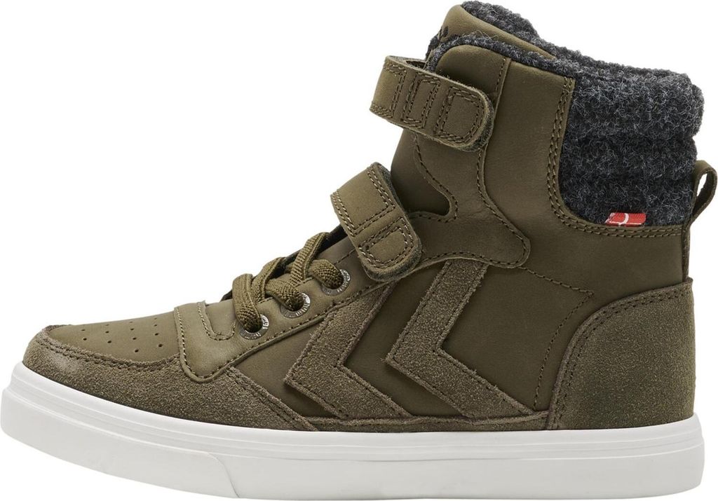 hummel STADIL WINTER HIGH JR - DARK OLIVE - 27