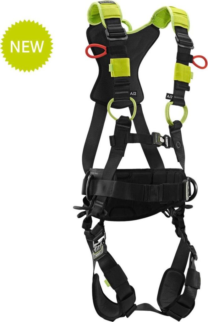 EDELRID FLEX PRO Auffanggurt - komfortabel und umfangreich ausgestattet, Farbe:217 oasis-night, Größe:SIZE 2