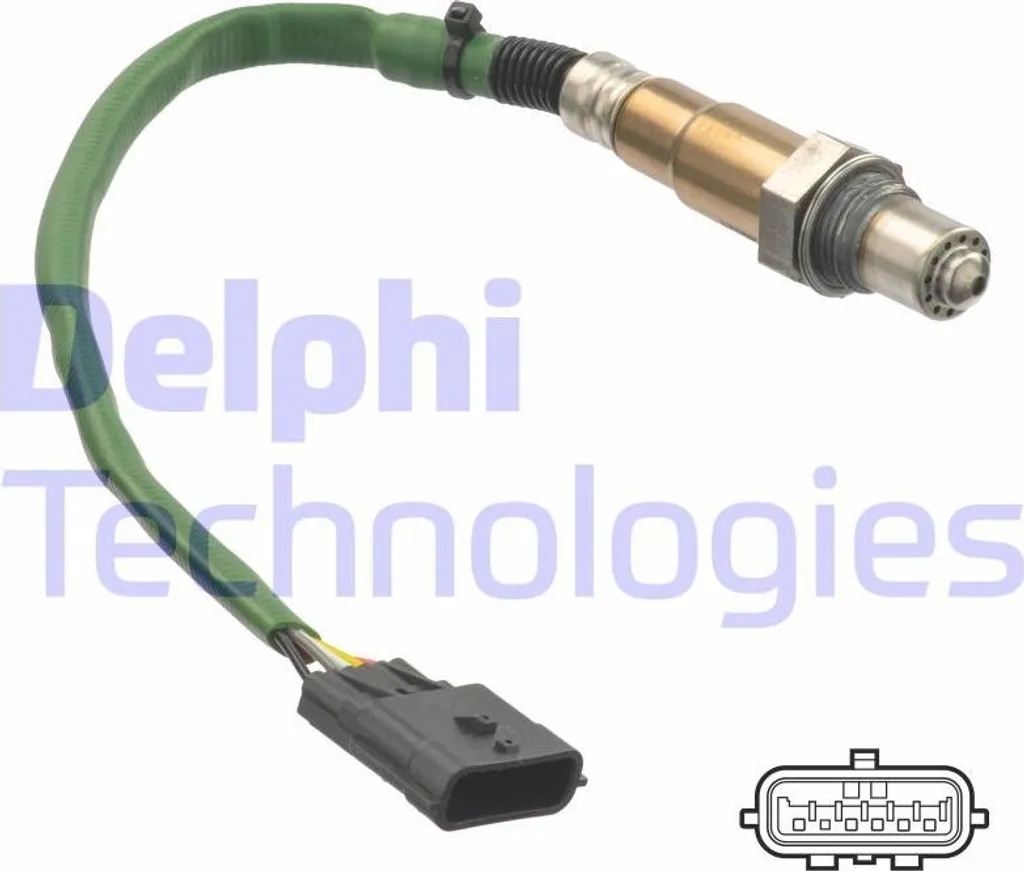 Capteur d'Oxygène Sonde Lambda Delphi pour Moteur Smart Fortwo OE 4535420500