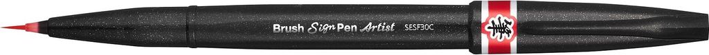 PentelArts Pinselstift Sign Pen Artist rot