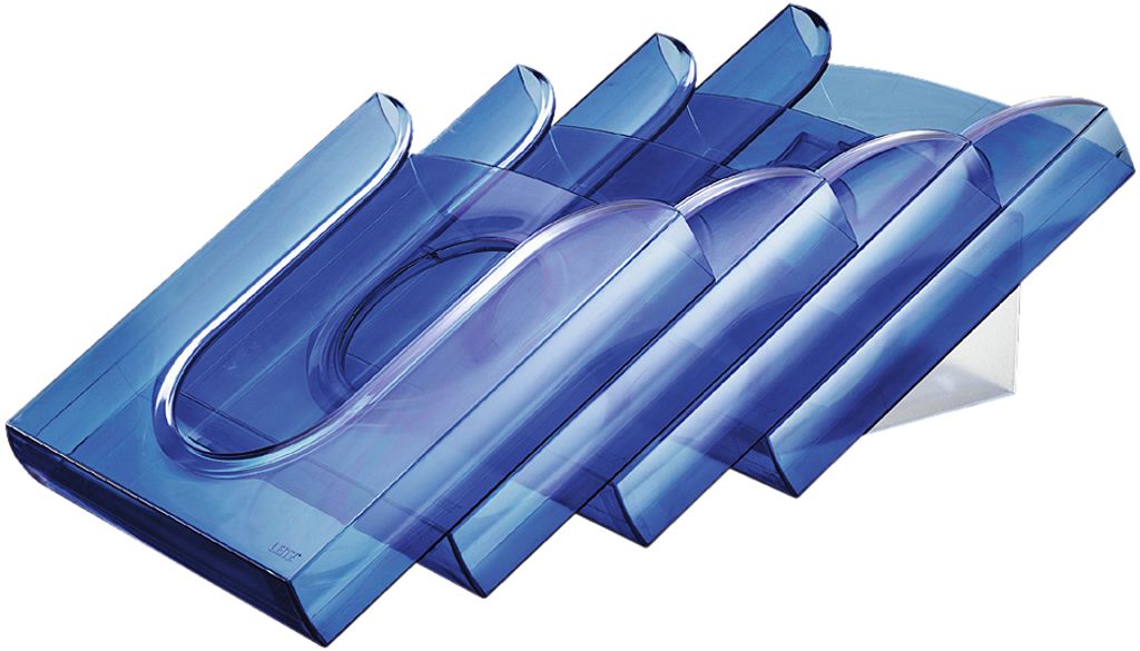 LEITZ Tisch /Wandprospekthalter Presenter Set glasklar