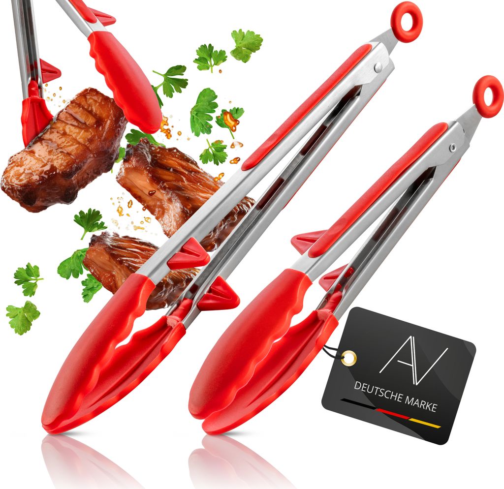 AVANA Koch- und Grillzange, Edelstahl Küchenzange mit Produktbild 
