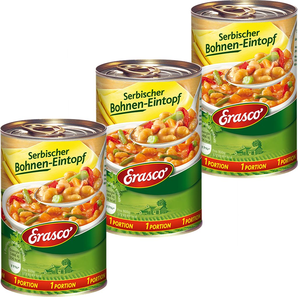 Erasco Srbský fazuľový guláš výdatný s množstvom zeleniny Obrázok produktu 