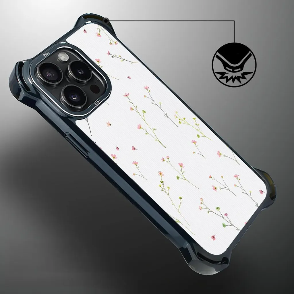 Cover MagSafe iPhone 15 Pro IBIZU DropGuard Ultra Pastel Bloom - 4