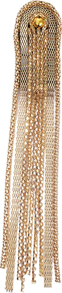 Brosche Anstecknadel, handgefertigt, Perlen, lange Quaste, Kette, klassisches Galvanisieren, dekorativ, DIY, für Männer und Frauen, Epaulette, Sc...