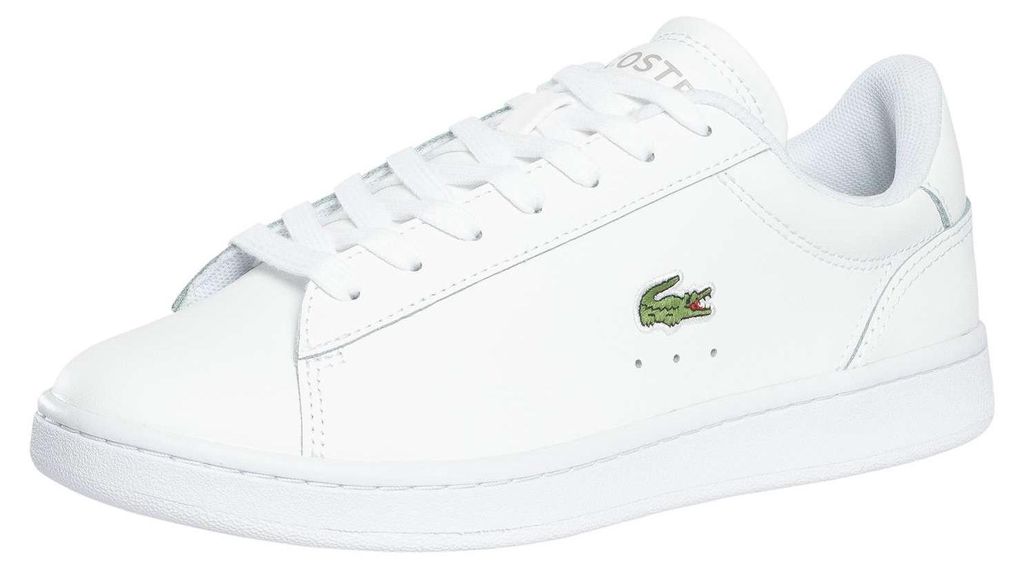 Lacoste Carnaby Set 224 6 SMA Leder-Sneaker, Weiß 42 EU Produktbild 