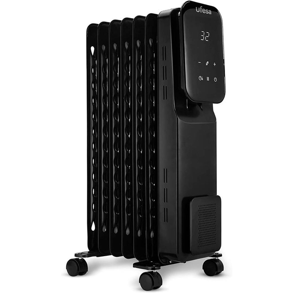 Ufesa ÖlRadiator RD1500D 1500 W Digital Heizgerät mit Thermostat, Heizkörper mit Timer und LED-Display, mobiler Radiator, Heizung, Elektroheizung