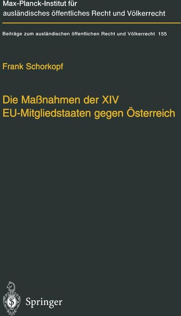 Die Maßnahmen der XIV EU-Mitgliedstaaten gegen Österreich